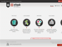 Tablet Screenshot of infogob.com.pe
